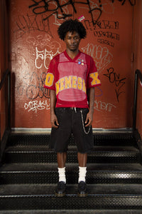 PRACTICE JERSEY #002 (RED/ MUSTARD)