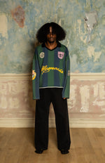 GLADIUS STRIPED LS JERSEY - NAVY/FORREST