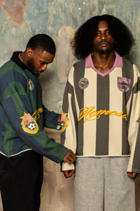 GLADIUS STRIPED LS JERSEY - NAVY/FORREST