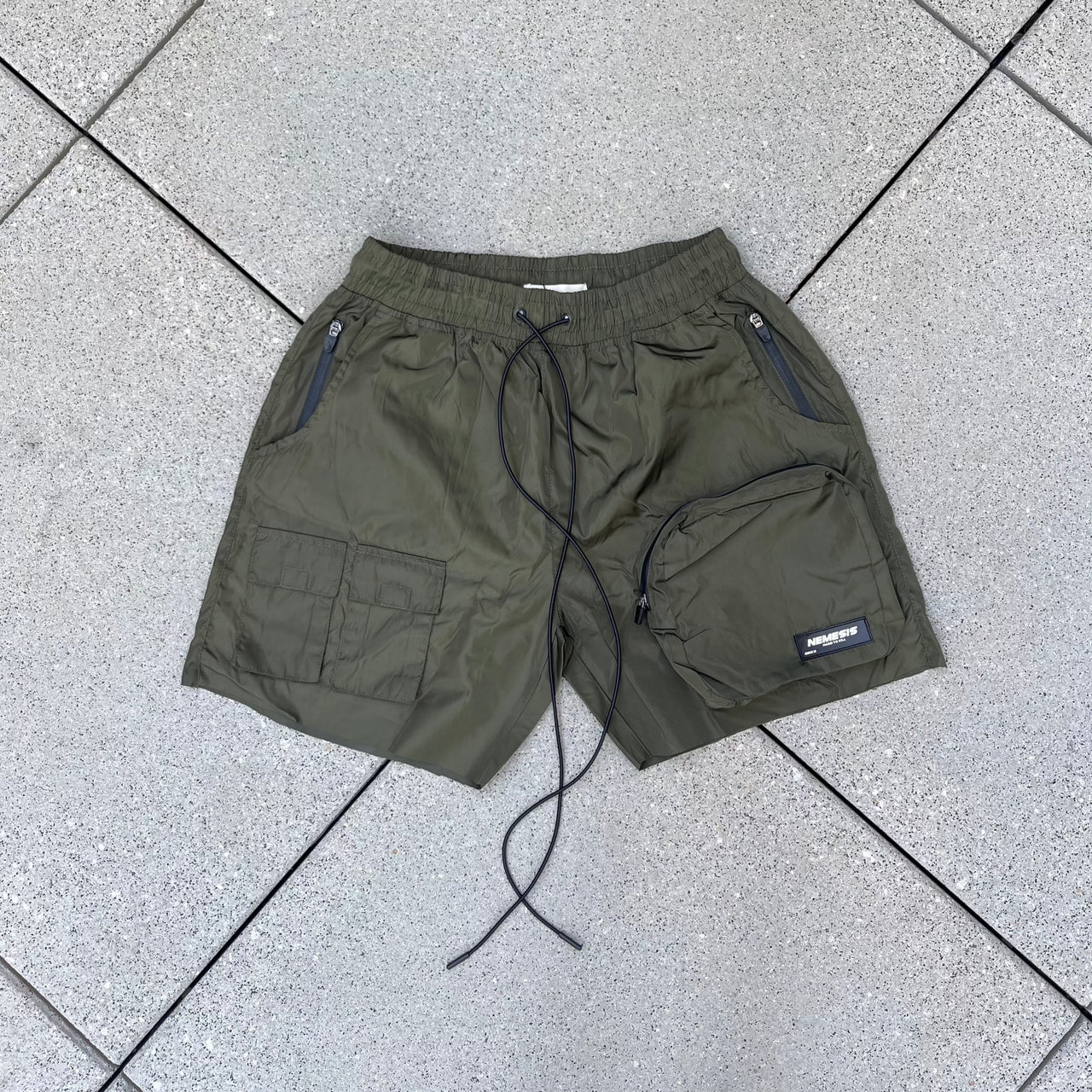 Military Cargo Shorts - Olive