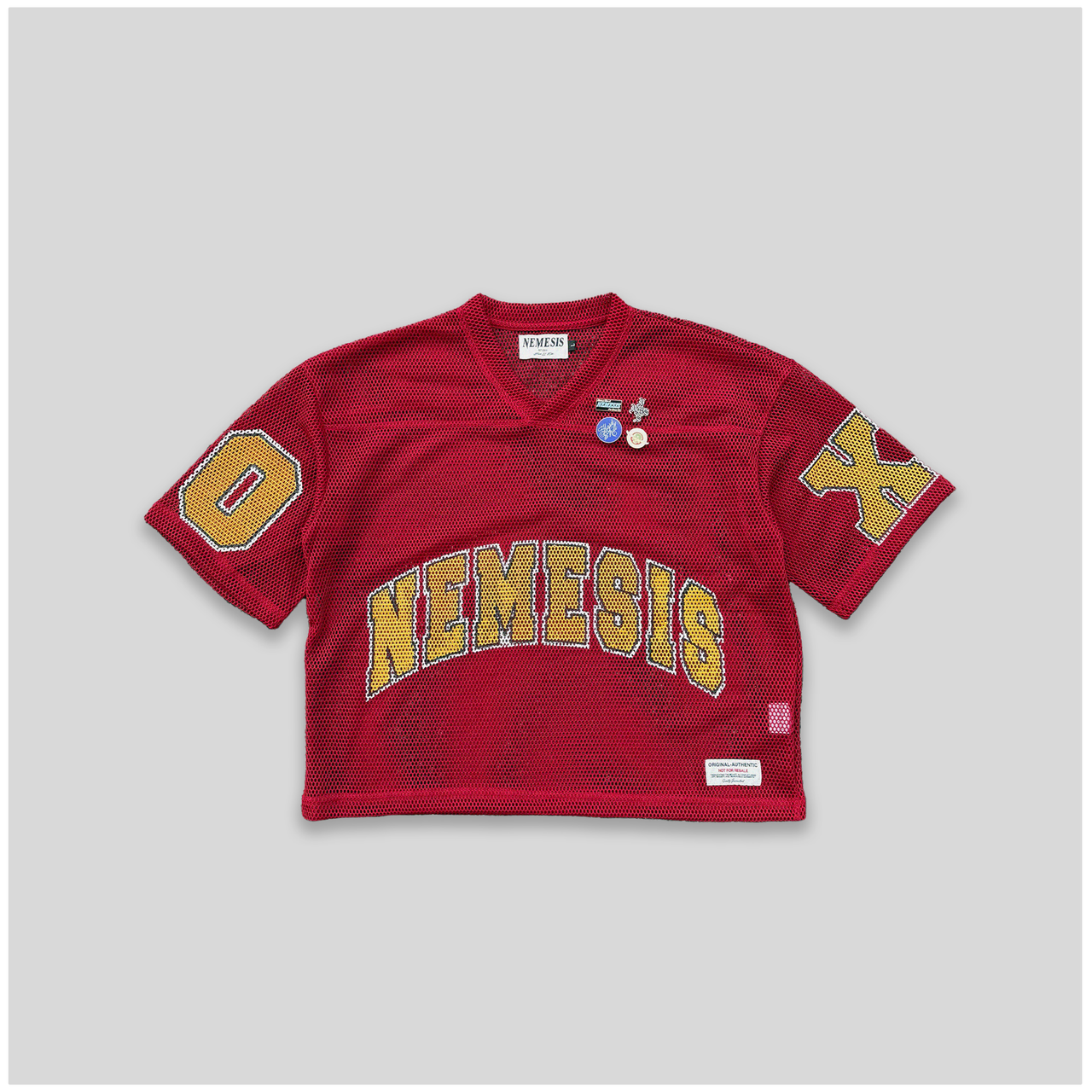 PRACTICE JERSEY #002 (RED/ MUSTARD)